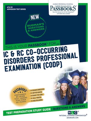 cover image of IC & RC Co-Occurring Disorders Professional Examination